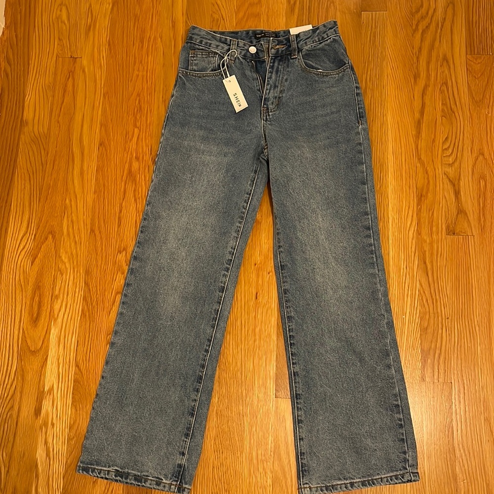 Wide leg jeans